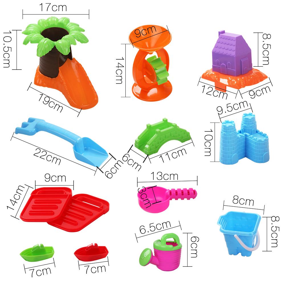 Keezi Kids Sandpit Pretend Play Set Sand Water Table Chair Outdoor