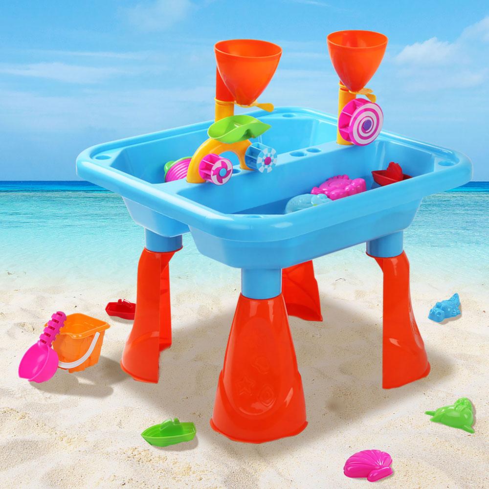 Keezi Kids Sandpit Pretend Play Sets Beach Toys Outdoor Sand Water